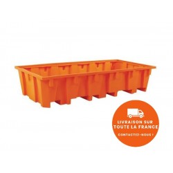 Bac de Rétention 1330L sans Caillebotis pour 2 IBC - A487930