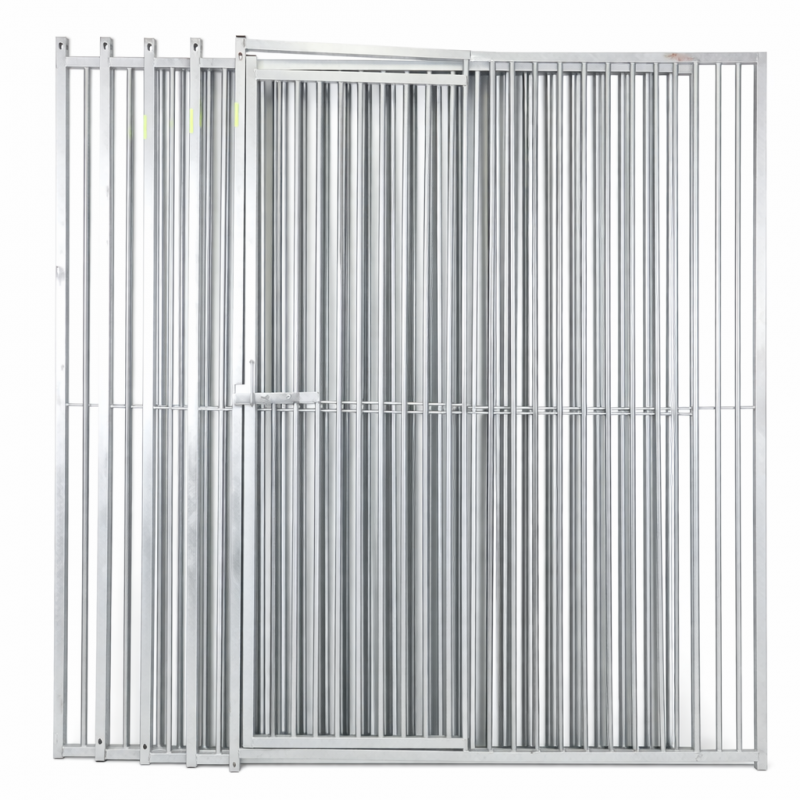 Lot de 5 Panneaux Barreaux pour Chenil Galvanisé Hauteur 185cm - PC150.2 - NEUF Déclassé