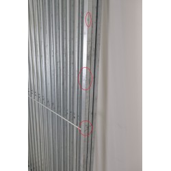 Lot de 5 Panneaux Barreaux pour Chenil Galvanisé