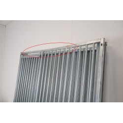 Lot de 5 Panneaux Barreaux pour Chenil Galvanisé Hauteur 185cm NEUF Déclassé