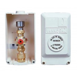 Coffret de Coupure avec Robinet Poussoir BANIDES Gaz Cuivre Ø32mm - 701546 - NEUF Déclassé