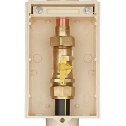 Coffret de Coupure avec Robinet S50 BANIDES Équipé PE32-CU28 Calibre Entrée 25 Robinet 1/4 Tour - 705010 - NEUF Déclassé