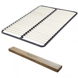 Sommier Cadre à Lattes 140x190cm EBAC 22 Lattes Bois - SDK22 - NEUF