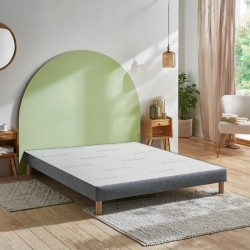 Sommier Matelassé Tapissier 160x200cm BULTEX Graduel Sans Pieds Bois Massif Épicéa - SM160200 - NEUF