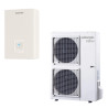 Ensemble de Pompe à Chaleur Air/Eau 12kW ATLANTIC FUJITSU Isilia S 14 Triphasé + Kit Appoint Puissance 6kW - 520250-520417