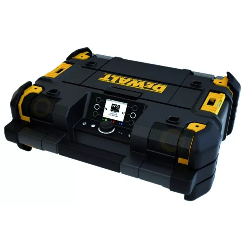 Radio de Chantier avec Port USB DEWALT Connecté Alimentation sur Secteur ou Batterie 18V (non fournie) - DWST1-81078-QW