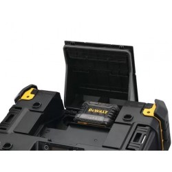 Radio de Chantier avec Port USB DEWALT Connecté Alimentation sur Secteur ou Batterie 18V (non fournie)
