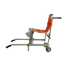 Chaise de Dégagement Médical Chaise de Transport pour Personne Handicapé PMR avec 2 Roues