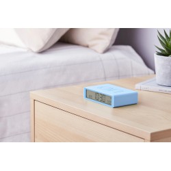 Radio Réveil Design Adrian&Jeremy Wright LEXON Flip Classic Bleu Écran LCD Rechargeable par USB-C