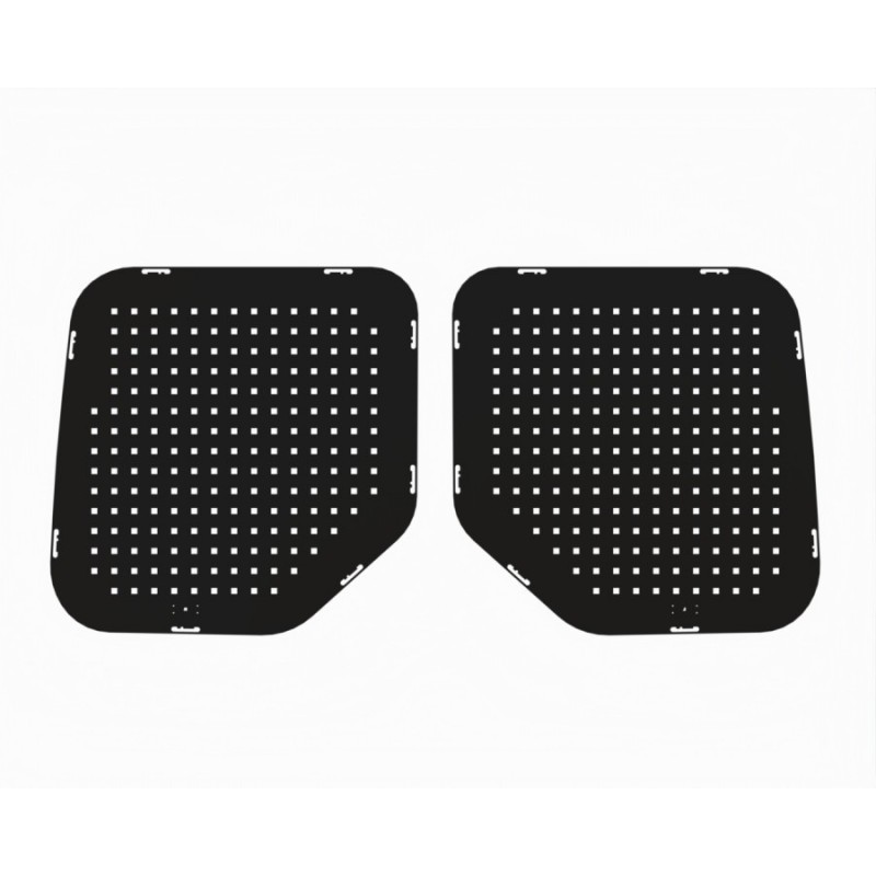 Lot de 2 Panneaux Perforés de Portes Arrière pour Véhicule Utilitaire Volkswagen Crafter et Man TGE -67-CRAFT-LXH3-Y17-VD-2