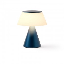 Lampe de Table Rechargeable LEXON Luma L LED Bleu Foncé - LH97MDB