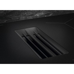 Plaque de Cuisson Vitrocéramique avec Hotte Intégrée AEG Aspirante SaphirMatt Anti-Rayures 70cm