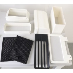 Plaque de Cuisson Vitrocéramique avec Hotte Intégrée AEG Aspirante SaphirMatt Anti-Rayure