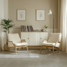 Paquet de 3.34m² de Parquet PVC KALINAFLOOR Boston Looseley Dalles Bleu Gris Flagstone - 123546052