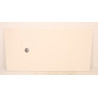 Receveur de Douche 180x90cm MC BATH Vulcano en Fonte Minérale Extra-Plat Beige KEI