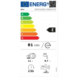 Lave-Vaisselle 11 Couverts BEKO