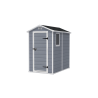 Abri de Jardin 2,3m² KETER Manor 4x6S Gris pour Rangement Extérieur - 17197126