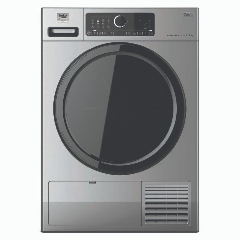 Sèche-Linge Professionnel 9kg BEKO Pompe à Chaleur Silver - AWZ 9HPS/PRO BP - NEUF Déclassé