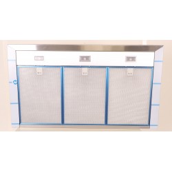 Hotte décorative murale 90cm 438 m3/h