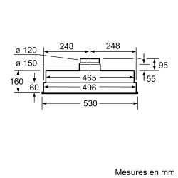 Hotte Groupe Filtrant Encastrable NEFF N 30 Aspirante Haute Performances