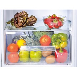 Réfrigérateur Encastrable Intégrable 197L CANDY Froid Statique 1 Porte Blanc - CIL220EE/NCM