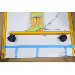 Tableau Blanc Effaçable et Magnétique Double Face Sur Pieds pour Enfants