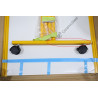 Tableau Blanc Effaçable et Magnétique Double Face Sur Pieds pour Enfants