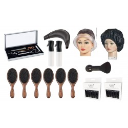 Lot de 20 Matériels et Accessoires de Salon de Coiffure SIBEL Idéal pour Coiffeur et Coiffeuse - 7097002