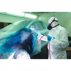 Lot de 25 Combinaisons Jetable Taille L TYVEK Classic 500 Xpert à Capuche Blanc Industriel