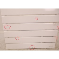 Sèche-Serviettes Électrique 2000W ATLANTIC Adelis avec Soufflerie Vertical Mural Blanc