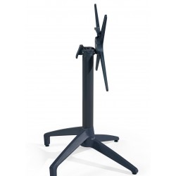 Pieds de Table 3 GRESINS Pliante H72cm Anthracite - PT72A - NEUF Déclassé