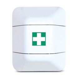 Armoire de Stockage pour Extincteur Défibrillateur ou Trousse de Secours L434xP225XH528mm EICHNER Blanc - 9127-01113