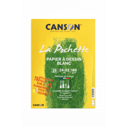 Lot de 42 Paquets de Papier à Dessin Blanc 840 Feuilles CANSON C à Grain 24x32cm 180g/m²