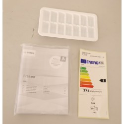 Congélateur Armoire 366L BOSCH Série 4 Pose Libre 1 Porte - GSN58VWEV - NEUF Déclassé