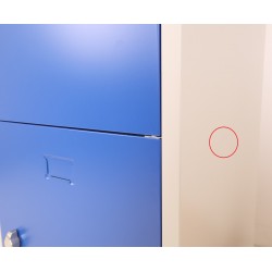 Vestiaire 12 Casiers Multicases 190x120x45cm Moraillon