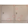 Vestiaire 12 Casiers Multicases 190x120x45cm Moraillon Porte Cadenas