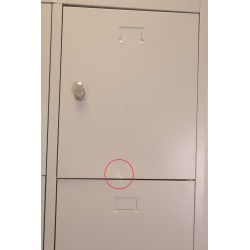 Vestiaire 12 Casiers Multicases 190x120x45cm Moraillon Porte