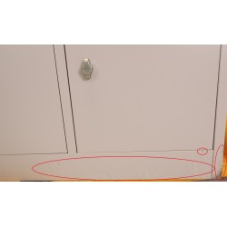 Vestiaire 12 Casiers Multicases 190x120x45cm Moraillon Porte Cadenas Gris - NEUF Déclassé