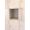 Vestiaire 12 Casiers Multicases 190x120x45cm Moraillon Porte Cadenas Gris - NT.MU.12G