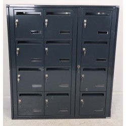 Bloc de 12 Boîtes aux Lettres LEABOX Collective Intérieur
