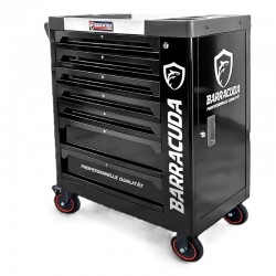 Servante d'Atelier Mobile 7 Tiroirs BARRACUDA Dynamic + XXL Sans Outils - Dynamic7/5-BK - NEUVE Déclassée