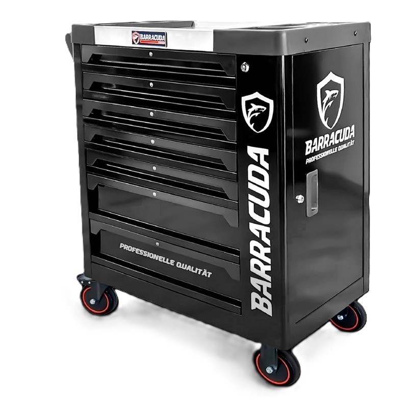 Servante d'Atelier Mobile 7 Tiroirs BARRACUDA Dynamic + XXL Sans Outils - Dynamic7/5-BK - NEUVE Déclassée