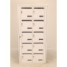 Bloc de 10 Boites aux Lettres LEABOX Collective Intérieur Mural Blanc - 2x5