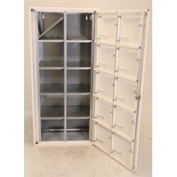 Bloc de 10 Boites aux Lettres LEABOX Collective Intérieur Mural Blanc - 2x5