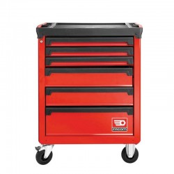 Servante d'Atelier 6 Tiroirs FACOM Sans Outils Rouge - ROLL.6M3APF - NEUVE