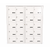 Bloc de 20 Boîtes aux Lettres LEABOX Collective Extérieur Blanc Sans Pieds - 4x5