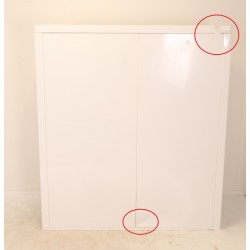 Bloc de 20 Boîtes aux Lettres LEABOX Collective Extérieur Blanc Sans Pieds - 4x5