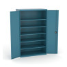 Armoire Haute d'Atelier HECO 2 Portes H1980xL1200xP600mm Sans Étagères Bleu - 162 2