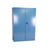 Armoire Haute d'Atelier HECO 2 Portes H1980xL1200xP600mm Sans Étagères Bleu - 162 2 - NEUVE Déclassée