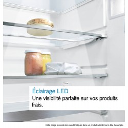 Réfrigérateur 346L BOSCH Super Réfrigération Pose Libre Coloris Inox - KSV36VLDP